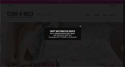 Desktop Screenshot of cloneawilly.com